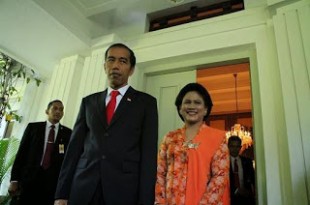 presiden Jokowi dan Ibu