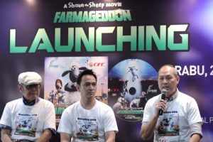 Suasana prescon launching film DVD Shaun The Sheep The Movie: Farmageddon. Foto: DSP.