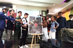 Suasana peluncuran poster film Trah 7, Jumat (24-12-2021) di Jakarta. Foto: Ibra