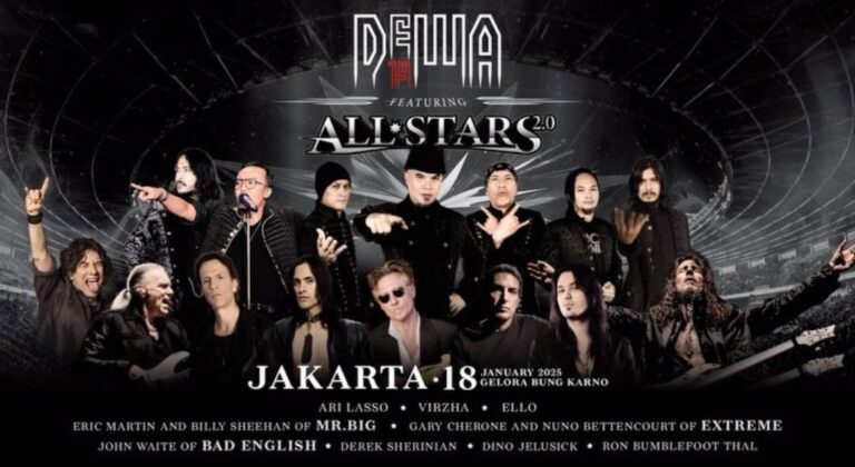 Siap-Siap, Tiket Konser DEWA 19 Featuring All Stars 2.0 Segera Dijual 30 September 2024