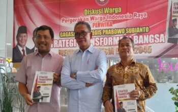 Prabowo Subianto Dilantik Sebagai Presiden RI, Perwira Gelar Diskusi Buku Strategi Transformasi Bangsa Menuju Indonesia Emas 2045