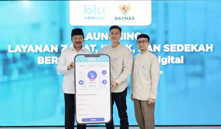 BCA Digital Permudah Pembayaran Zakat, Infak, dan Sedekah Melalui Aplikasi blu. foto dok. bca
