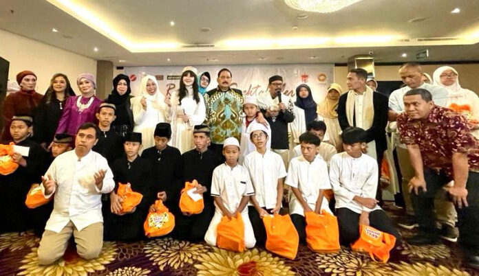 Ramadan Berkah, Penyanyi Legendaris Hibur Anak Yatim di Jakarta. foto dok. ae entertainment