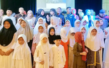 Keajaiban Ramadan, Artis Legendaris Hibur Anak Yatim dalam Buka Puasa Istimewa. foto dok. ms