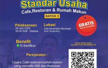 52341ayo ikuti disbudpar kota tangerang buka pelatihan standar usaha kafe restoran dan rumah makan 523411