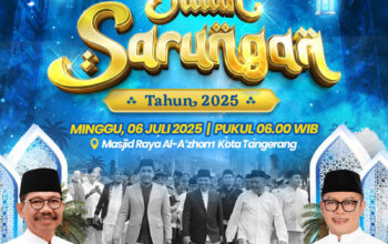 Ribuan Warga Kota Tangerang Bakal Turun ke Jalan Rame Rame Pakai Sarung, Ini Rutenya!