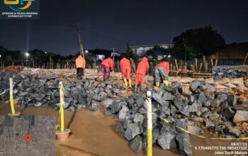 Atasi Darurat Banjir di Cipondoh-Periuk, Tangerang Bangun Tanggul Darurat