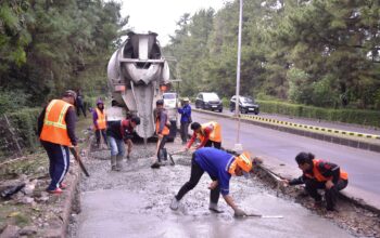 Pemkot Tangsel Benahi Jalan Griya Loka, Kapan Selesainya?