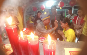 Perayaan Shejit YM Kong Co Chi Kung Huo Fo di Altar Chikung. foto dok. ich