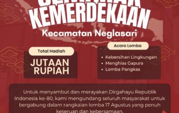 Kecamatan Neglasari Semarakkan HUT RI ke-80, Gelar Lomba Kebersihan, Gapura, dan Pangkas