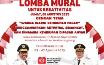 Semarak HUT RI ke-80, Kecamatan Tangerang Gelar Lomba Mural Berhadiah Jutaan Rupiah