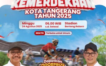 Berhadiah Umrah dan Motor, Gowes Kemerdekaan Kota Tangerang Siap Meriahkan HUT RI