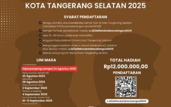 Pemkot Tangsel Perpanjang Pendaftaran Duta Baca Berhadiah Rp12.000.000