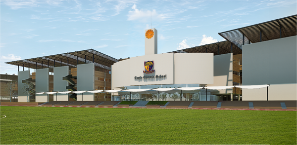 Artist Impression ACS Jakarta West Campus di BSD City. artwork dok. sinar mas land