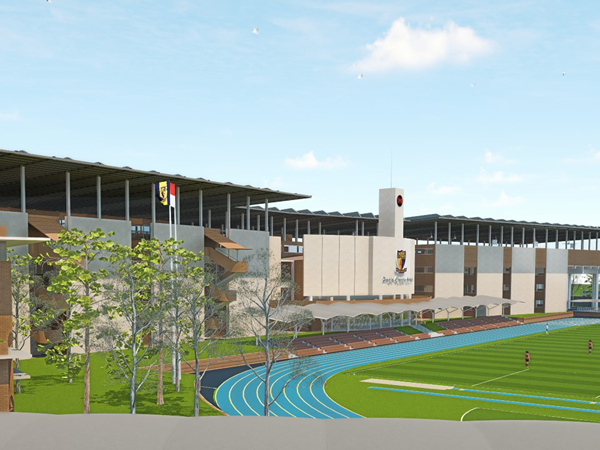 Artist Impression ACS Jakarta West Campus di BSD City. artwork dok. sinar mas land
