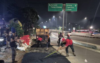 Perumda Tirta Benteng Kota Tangerang Perbaiki Jalan Terdampak Galian Pipa Distribusi Air