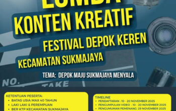 Festival Konten 2025, Sukmajaya Cari Kreator Terbaik Lewat Lomba Video