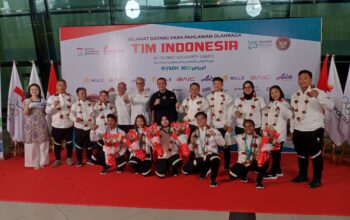 Tim Angkat Besi Indonesia Pulang dari ISG 2025 dengan Sambutan Apresiatif di Soekarno-Hatta