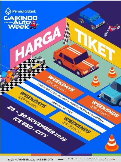 Tiket Permata Bank GJAW 2025 Sudah Bisa Dibeli, Segera Dapatkan!