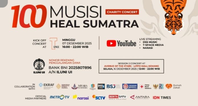 artwork dok. panitia 100 musisi heal sumatra charity concert