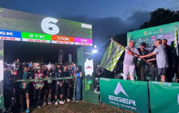 1.400 Pelari Ramaikan Lintas Sentul Trail Run 2026 di Megamendung