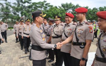 Kapolres Metro Tangerang Kota Pimpin Sertijab 7 Pejabat Utama dan Kapolsek