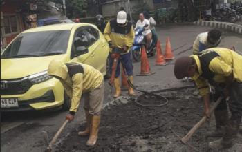 Pemkot Tangerang Minta Maaf, Proyek Tambal Jalan Maulana Hasanuddin Dikebut