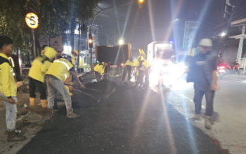 Jelang Arus Mudik Lebaran, Pemkot Tangerang Percepat Perbaikan Jalan Imam Bonjol