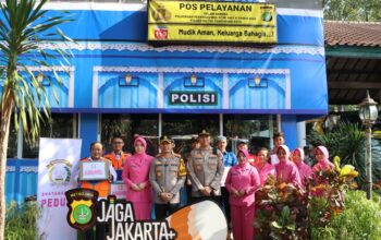Kapolres Metro Tangerang Kota Cek Pos Pengamanan dan Pelayanan Jelang Idul Fitri 1447 H