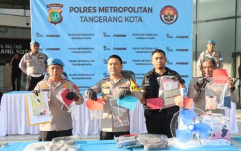 Polres Metro Tangerang Kota Bongkar 5 Kasus Kriminal Selama Ramadan