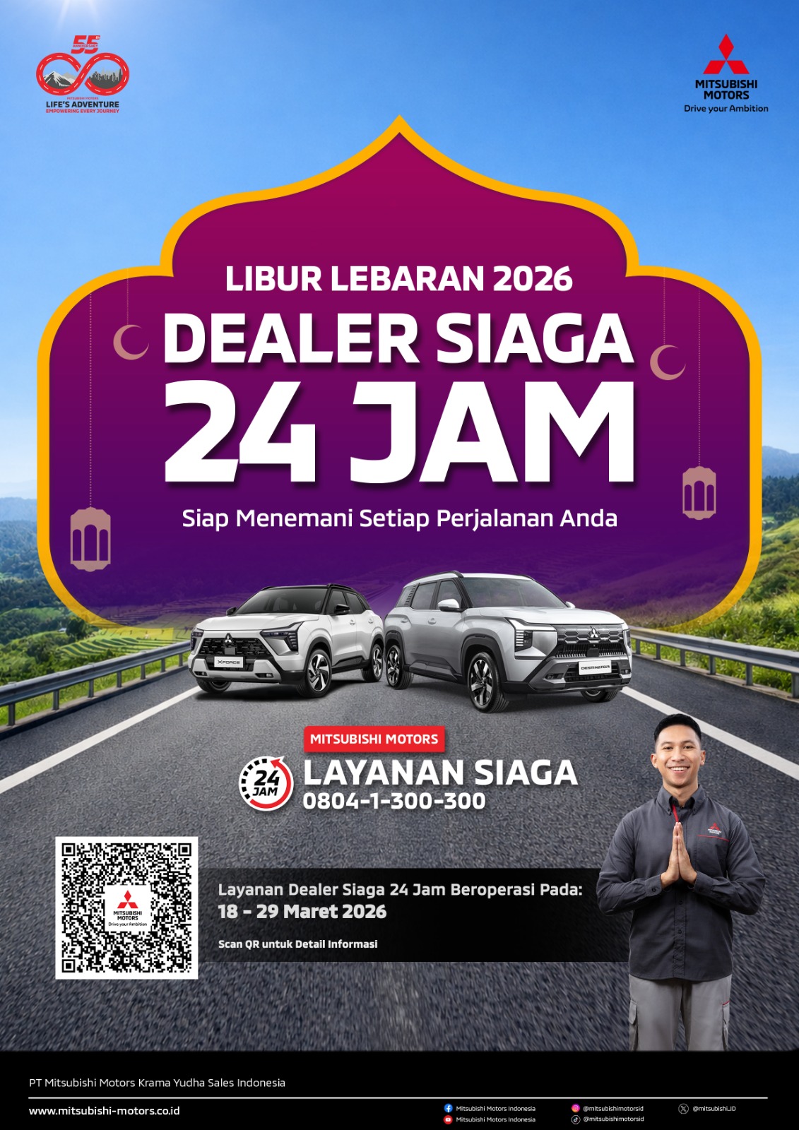 Diler Mitsubishi Siaga Selama Lebaran 2026, Konsumen Bebas Khawatir