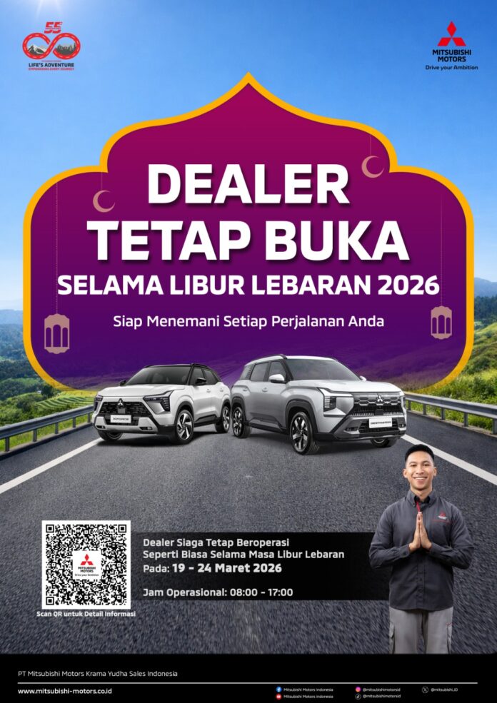 Diler Mitsubishi Siaga Selama Lebaran 2026, Konsumen Bebas Khawatir