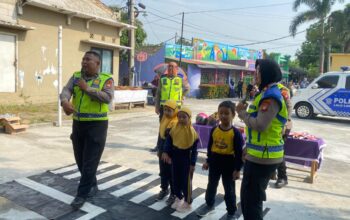 Polisi Sahabat Anak Hadir di TK Ar Rizqi, Edukasi Tertib Lalu Lintas Sejak Dini