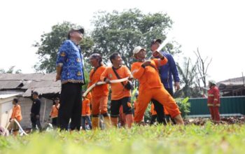 Antisipasi El Nino Ekstrem, DLH dan BPBD Tangerang Gelar Simulasi Kebakaran di TPA Rawa Kucing