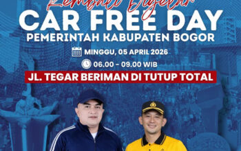 Pemkab Bogor Gelar Car Free Day di Jalan Tegar Beriman, Lalu Lintas Ditutup Sementara