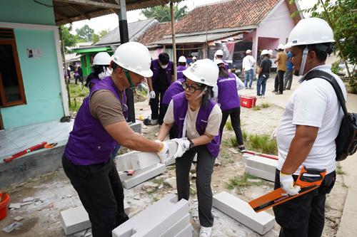 foto dok. Bosch Indonesia dan Habitat for Humanity Indonesia