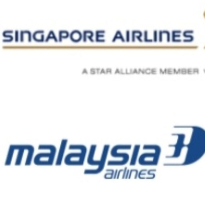artwork dok. singapore airlines dan malaysia airlines