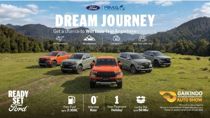 Beli Ford di GIIAS Dapatkan Cashback Rp50 Juta & Liburan Gratis
