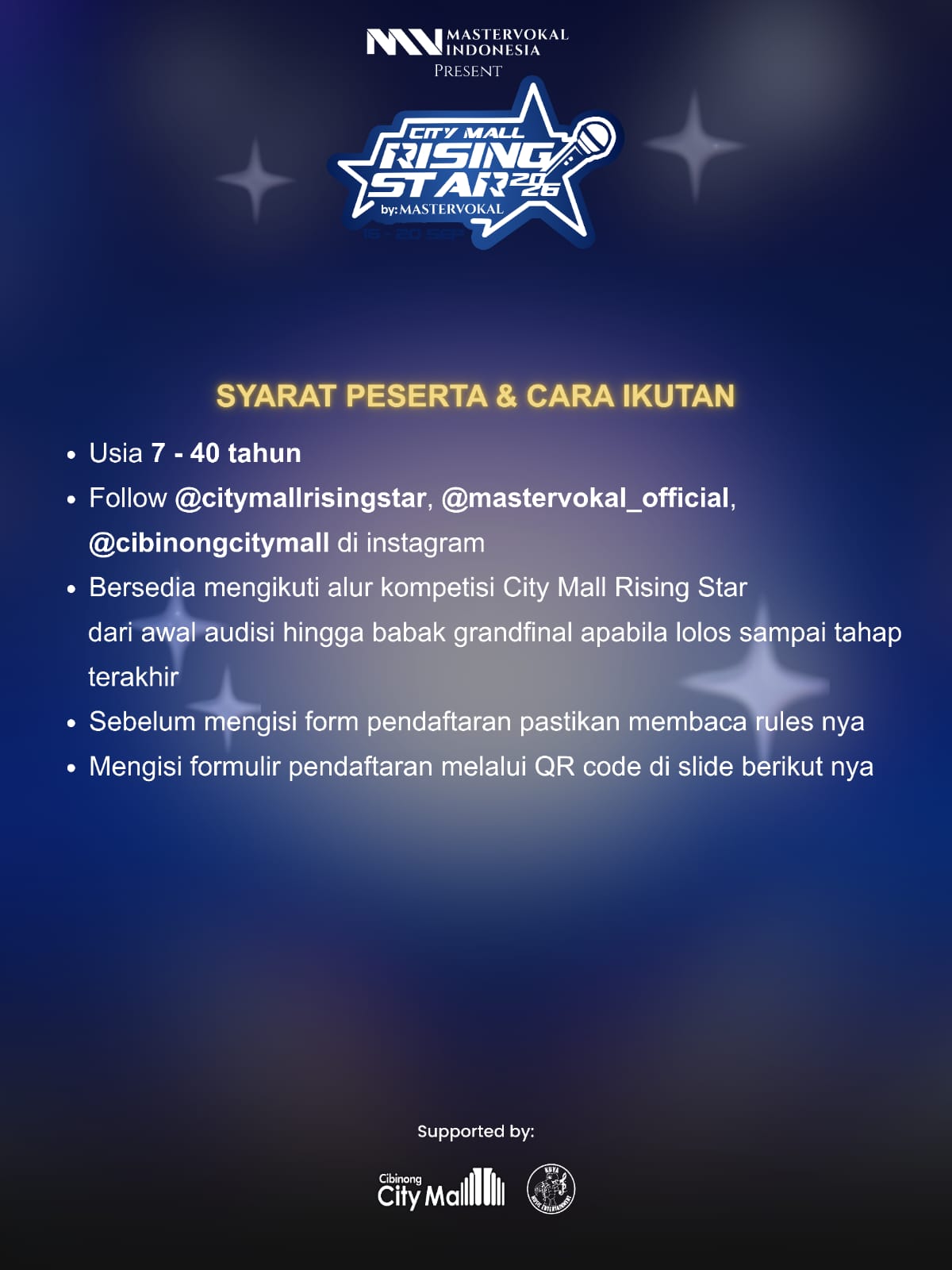 syarat peserta