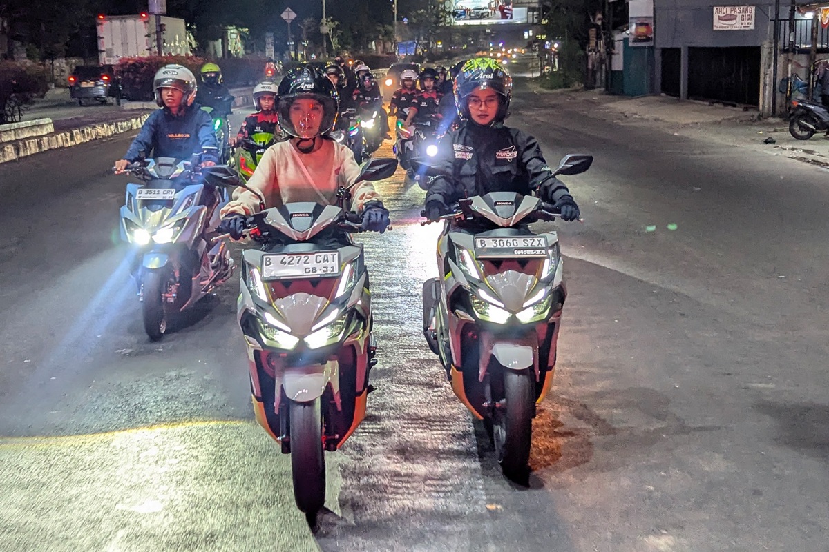 New Vario EVO 160 Luncurkan Semangat ‘Leave It Behind’, WMS Ajak Komunitas Riding Malam