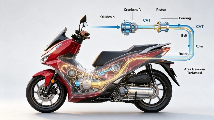 Mau Ganti Oli Motor Matic? Bandingkan Dulu XTEN dan Federal Oil