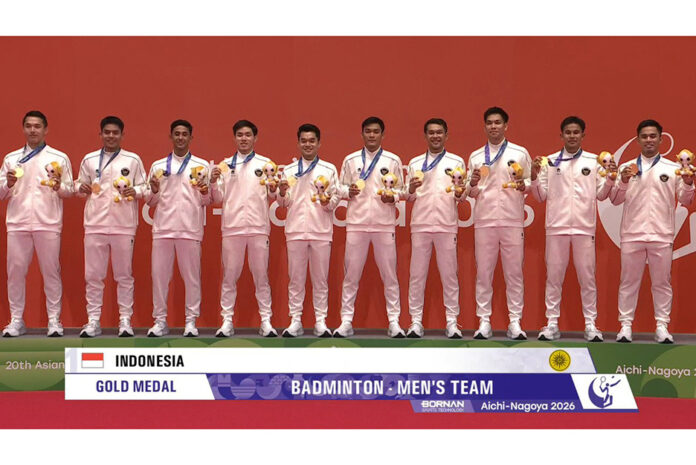 badminton emas asian games