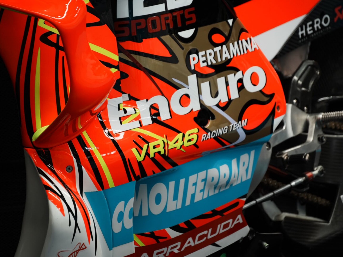Simbol Garuda Terbang di Motor Pertamina Enduro VR46, Hadiah Cinta untuk Indonesia di Mandalika