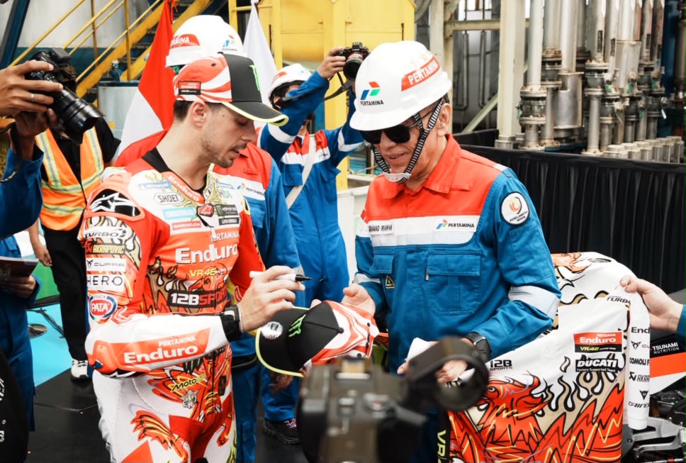Simbol Garuda Terbang di Motor Pertamina Enduro VR46, Hadiah Cinta untuk Indonesia di Mandalika